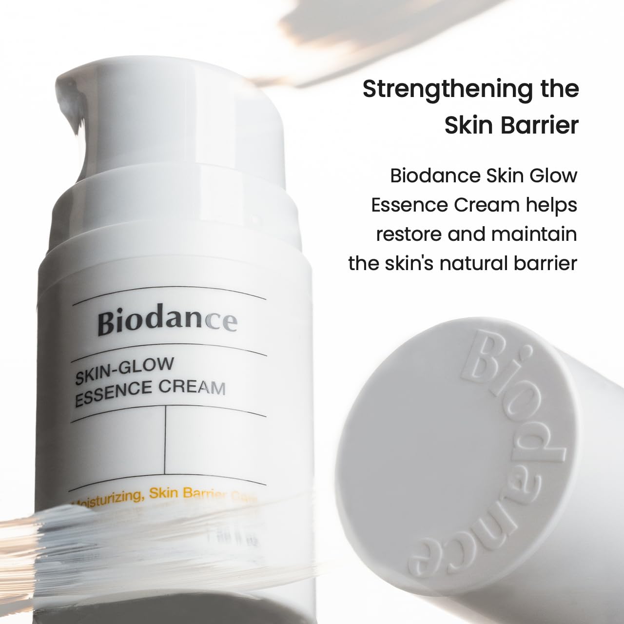 BIODANCE Skin-Glow Essence Cream, Moisturizing, Anti-Aging, Hyaluronic Acid & Ceramide Facial Moisturizer, Korean Skincare | 1.69 fl.oz, 50ml