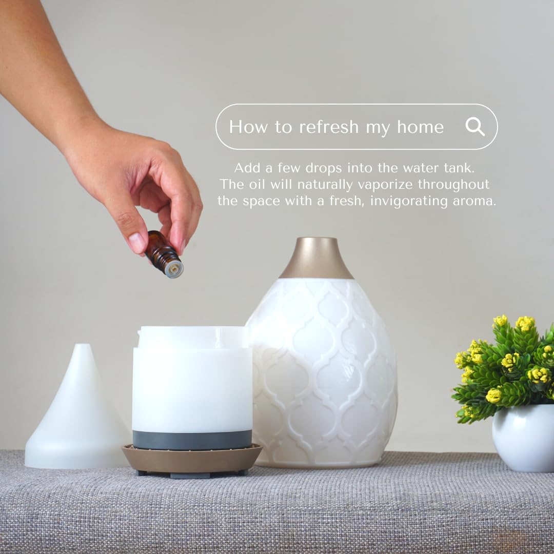 GreenHealth Lemongrass Essential Oil – 16 fl oz (473 ml) – 100% Pure & Uncut | Amber Glass Bottle for Aromatherapy, Cleaning, Candle Making & DIY Use