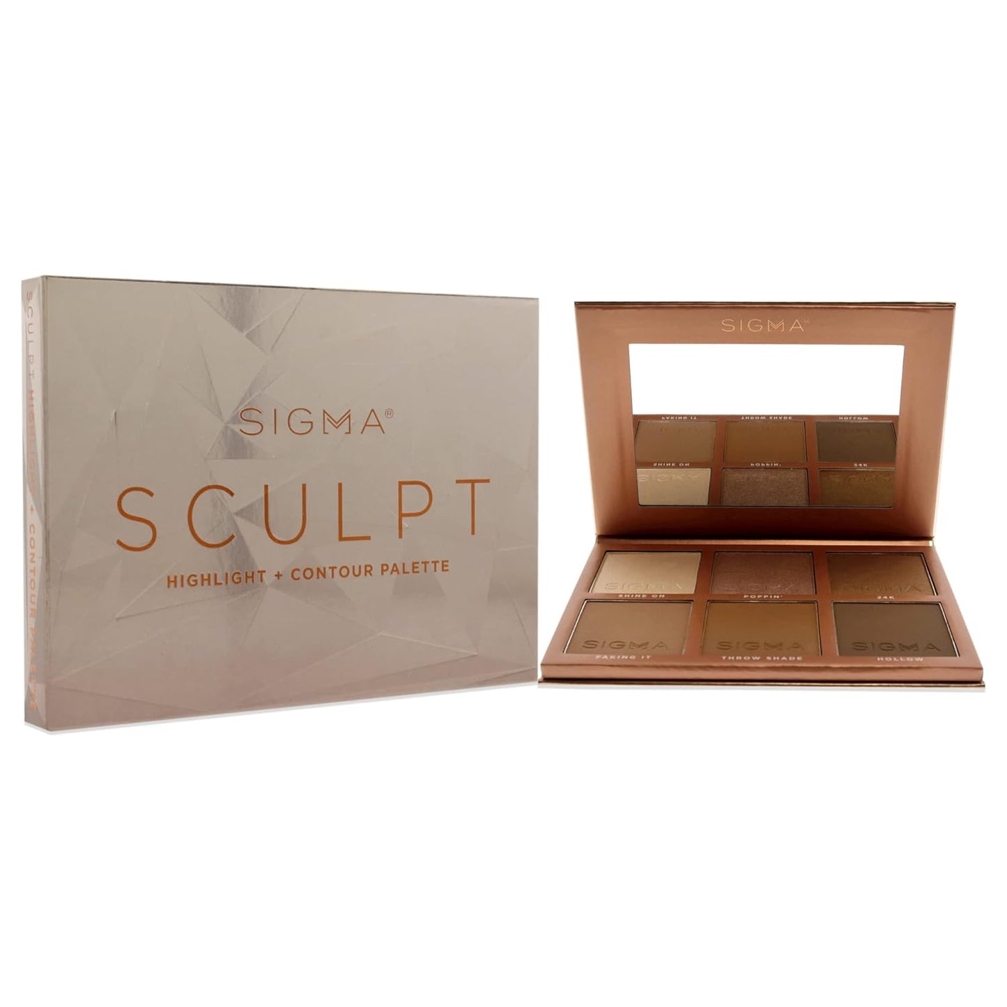 SIGMA Beauty Sculpt Highlight Plus Contour Palette Makeup Women 0.98 oz