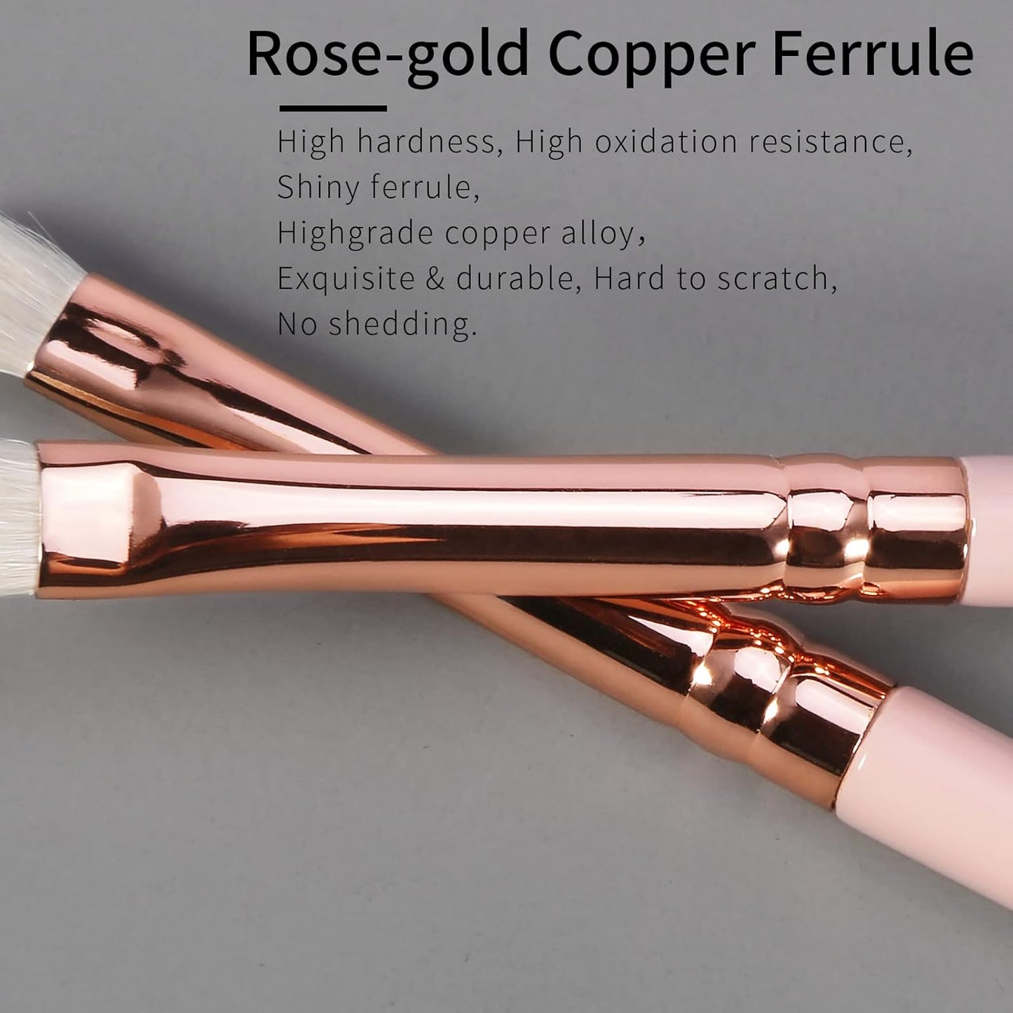 Natural Goat Hair Eye Shadow Brush, Eye Detail Brush, Small Smudge Eyeshadow Brushes, Mini Smudge Brushes, Single Natural Hair Makeup Brush, Corner Eyeshadow Brushes, Eyeshadow Blending.