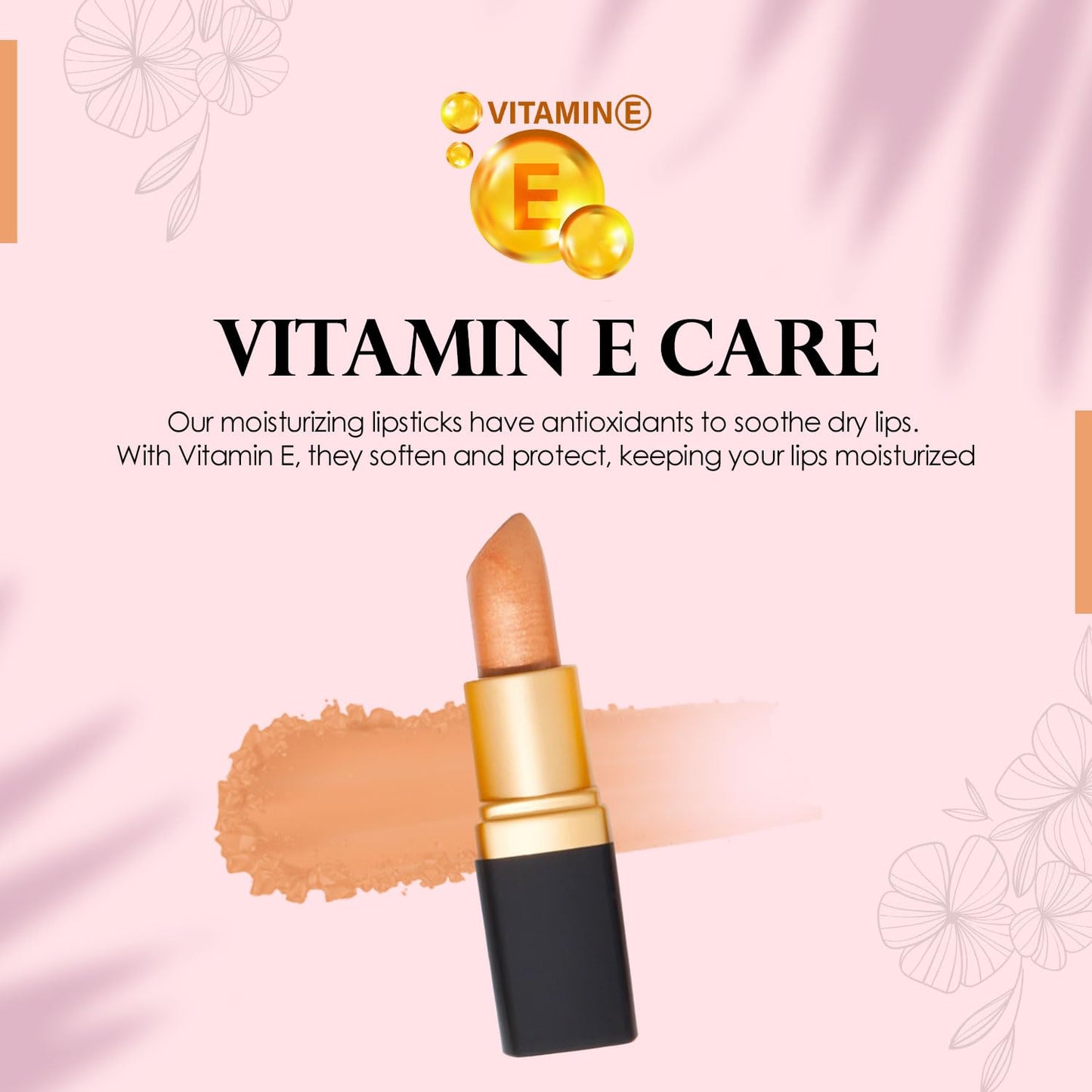 Vera Moore Cosmetics Soft Creme Lipstick - with Maximum Hydration & Moisture, Long Lasting Light Weight Opaque Color & Staying Power - Won't Feather or Fade - Fragrance & Paraben Free (Autumn Gold)