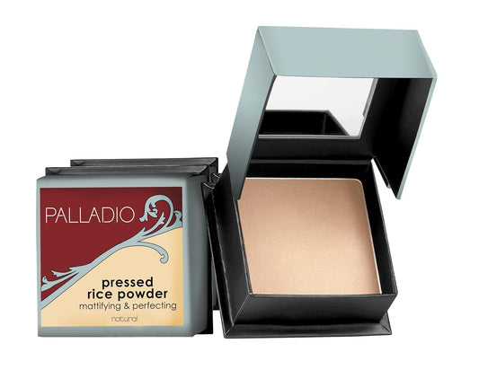 Palladio, Pressed Rice Powder, Natural, 0.26 Ounce
