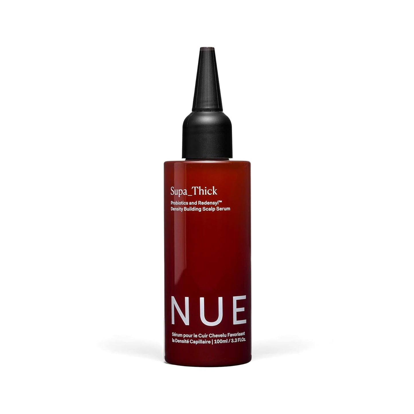 The Nue Co. SUPA THICK Topical Hair Supplement, Supports Hair Growth and Reduces Shedding, Scalp Serum for Hair Density, Vegan, 4 oz / 100 mL