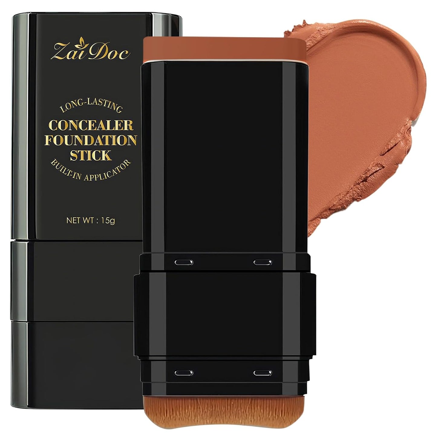 Long-Lasting Concealer Foundation Stick, Creamy Full Coverage, Hydrating Olive & Camellia Formula for Dark Circles & Blemishes, 2.09 oz (07#)