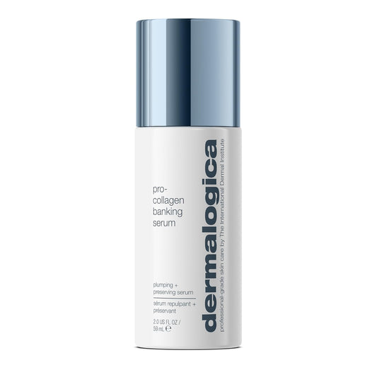 Dermalogica Pro Collagen Banking Serum for Face, Plumping and Preserving Skin's Collagen, Prevent Wrinkles and Fine Lines with Amino Acid, 2 fl oz