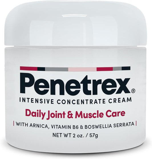 Penetrex Joint & Muscle Therapy - Soothing Muscle Rub for Back, Neck, Hands, Feet - Premium Whole Body Rub with Arnica, Vitamin B6 MSM & Boswellia - Non-Greasy 2oz Cream