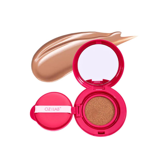 Beauty Pillow Pod Cushion Foundation Beige – Natural Matte Finish, Buildable Coverage, Paraben-Free, Portable Compact with Mirror and Puff,0.42 OZ /12G,pack of 1