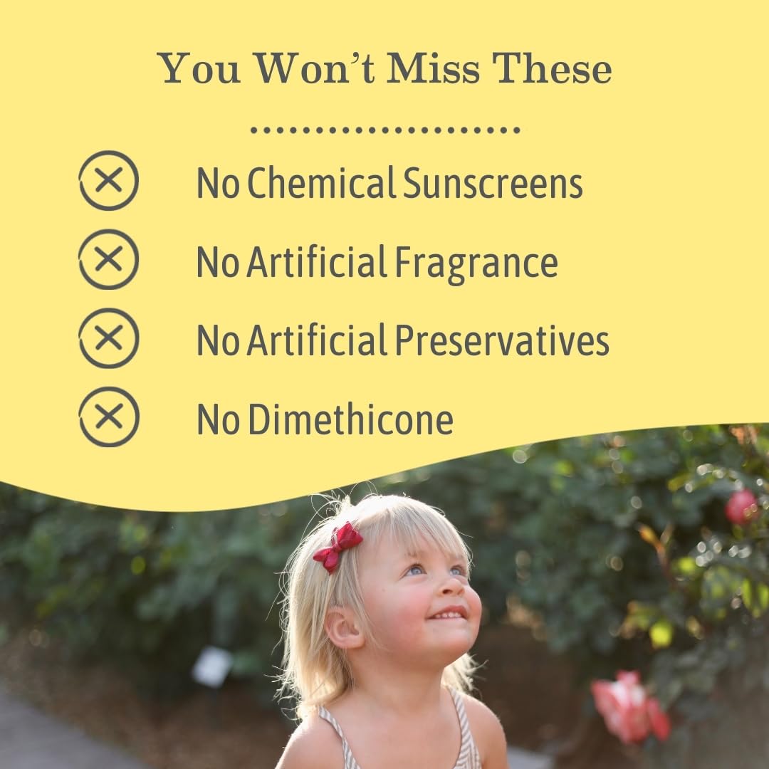 Earth Mama Baby Face Mineral Sunscreen Stick SPF 40 | Non-Nano Zinc, Natural Water Resistant Sun Cream for Babies, Kids & Adults 0.74-Ounce, 3-Pack