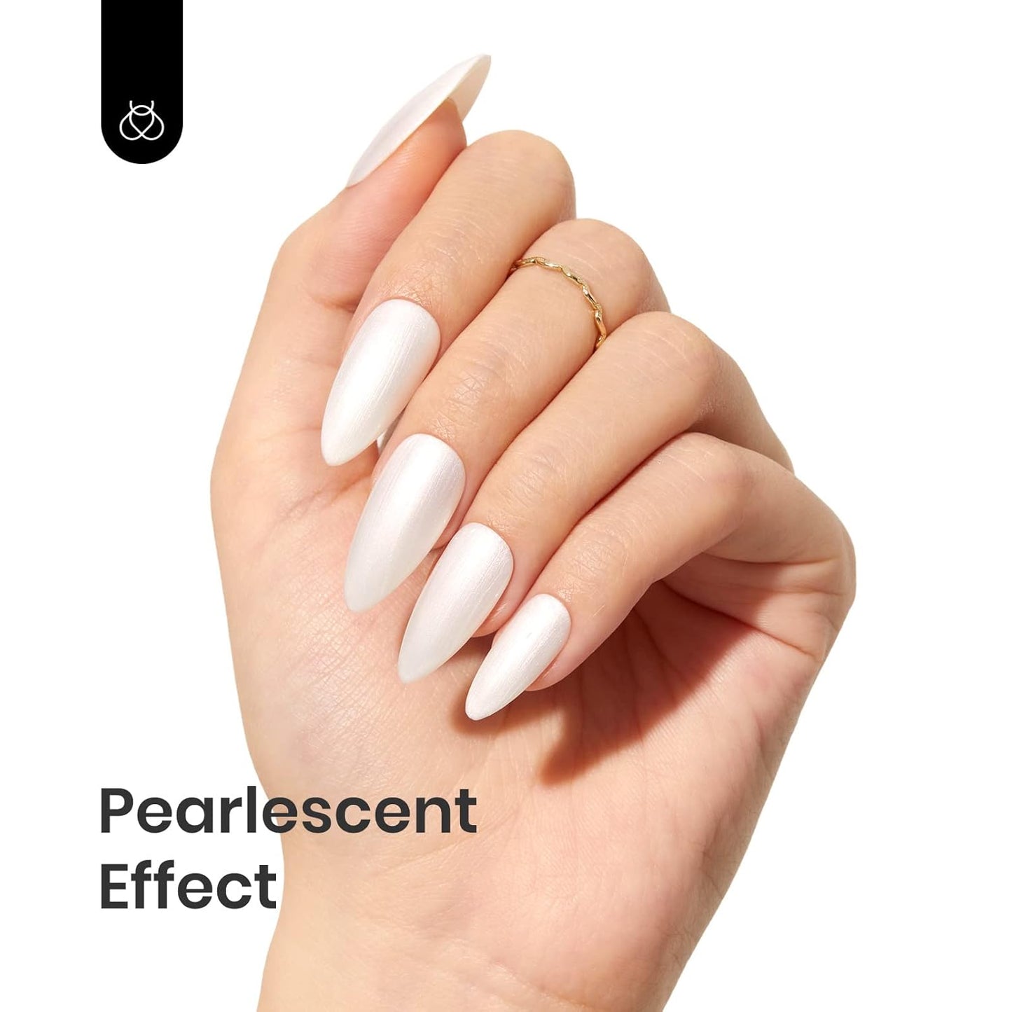 Beetles Pearl White Gel Nail Polish, 15ml 0.5Oz Pearl Shimmer White Mermaid Pearlescent Shell Nail Gel Polish Soak Off Uv Led Curing Requires Manicure Salon DIY Home Gifts for Wome