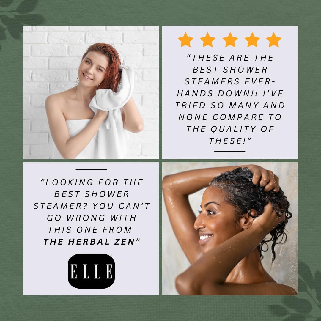 Stress Fighter Shower Steamers Aromatherapy with Essential Oils, Made in The USA Shower Bombs, Shower Bomb Aromatherapy, Relaxing Gifts for Women, Spa Day Gift, Mothers Day Gift