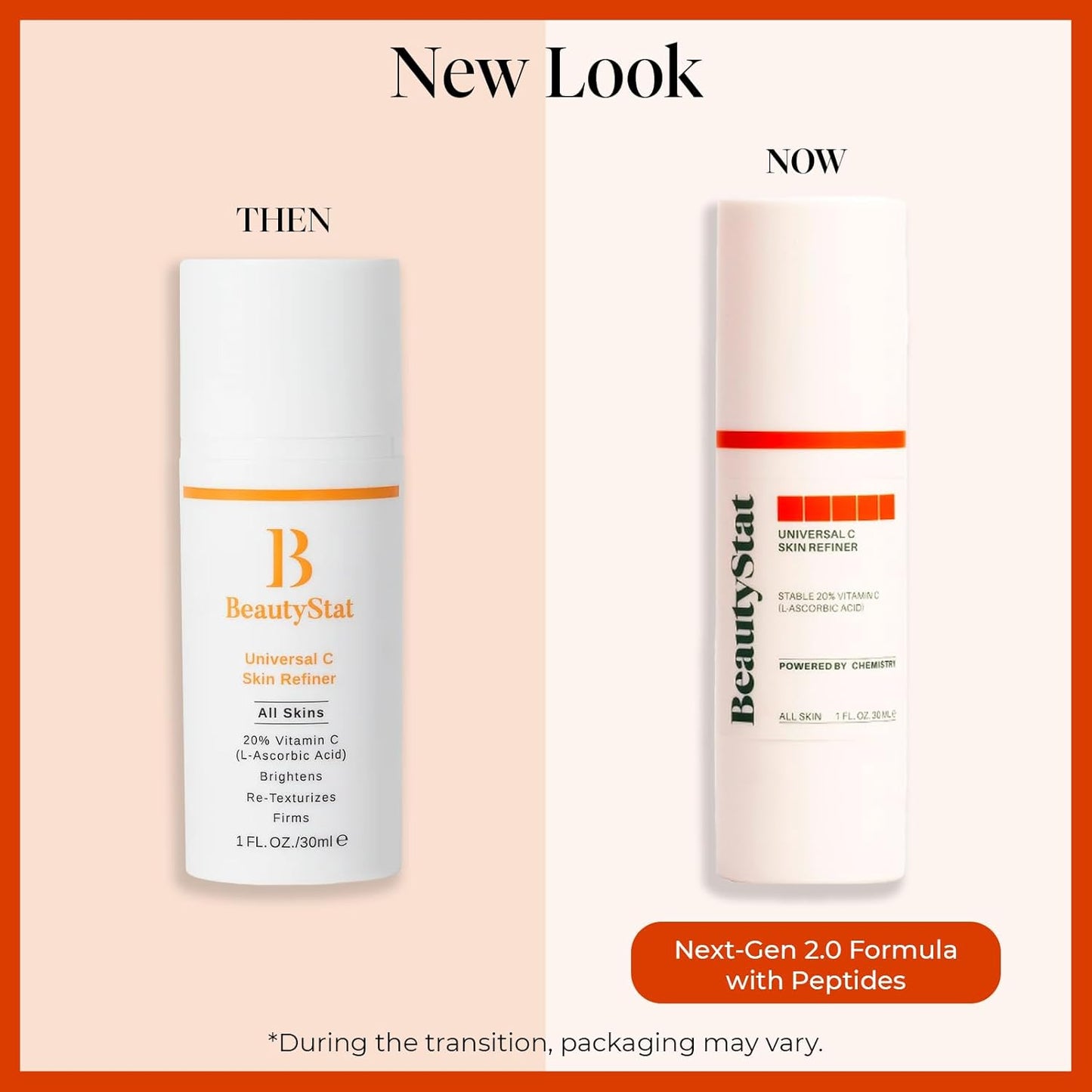 BeautyStat Universal C Refiner - Made in the USA - 20% Pure Vitamin C Serum For Face - Clinically Tested to Decrease the Look of Fine Lines and Wrinkles and Improve Firm Skin Tones - 1oz, 30ml