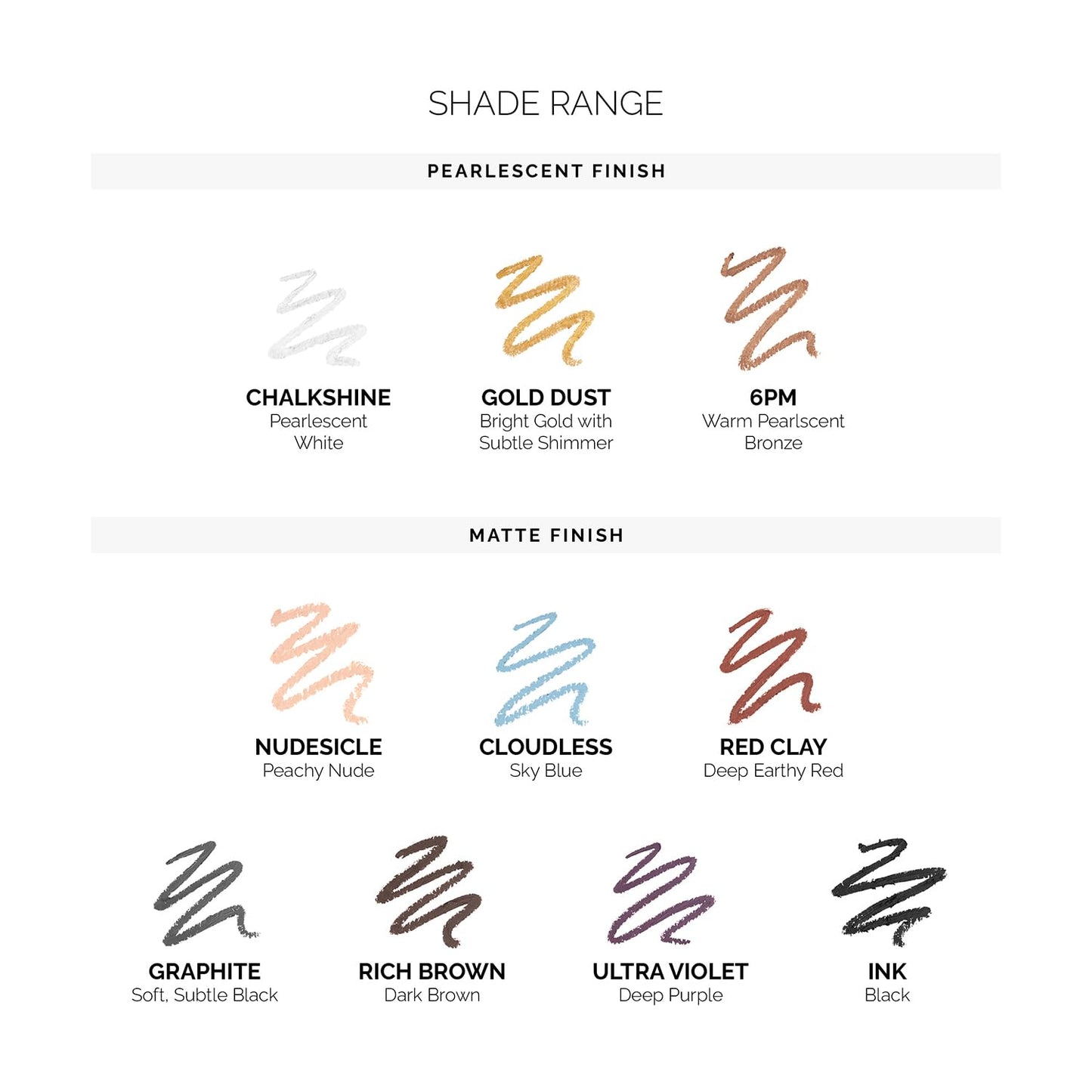 OFIR Waterproof Eye Pencil | Vegan, Cruelty-Free & Smudge-Proof | Creamy Gel Formula for Smooth Application | Long-Lasting, Full-Coverage, Precise Eyeliner Pencil (Ink- Soft Black)