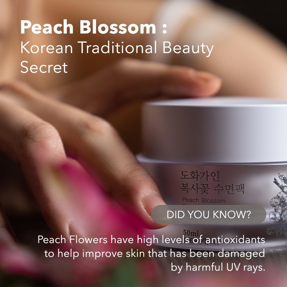 Gentle Peach Blossom Overnight Mask l Vitamin C, Rejuvenating, Hydrating l Product of Korea - 1.69 fl. Oz