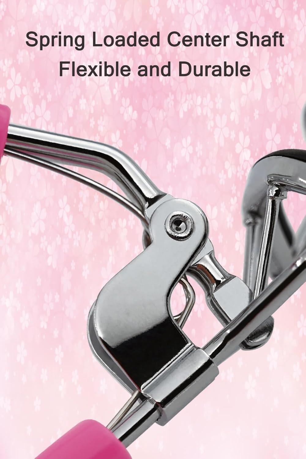 Eyelash Curler and Eyelash Separator Tool, IMMER LIEBEN Eye Lashes Curler with Rubber Replacement Pads Easy to Use for Most Eye Shape 8-Second Long-Lasting Curl Pink