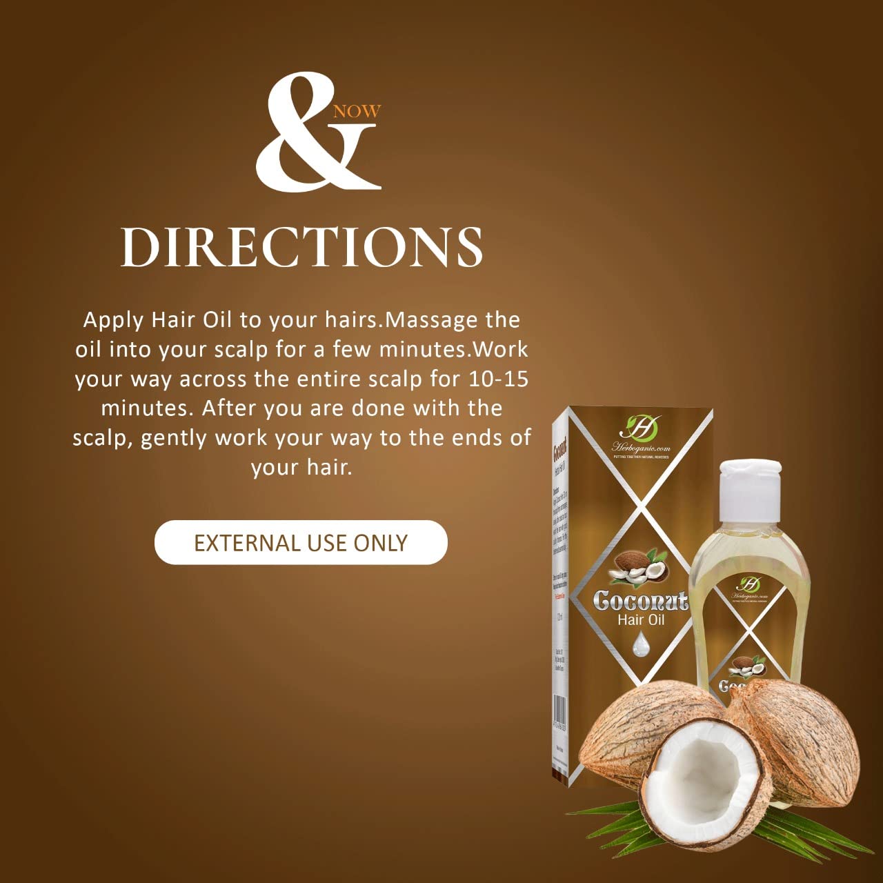 Coconut Hair Oil | Non-Sticky Hair Oil | For Deep Nourishment & Healthy Hair | Natural Hair Oil | 5 oz