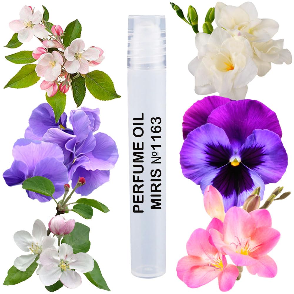 MIRIS Perfume Oil No. 1163, Inspired by Angels Only, Long-Lasting Women Roll-On, Rollerball 0.34 Fl Oz / 10 ml