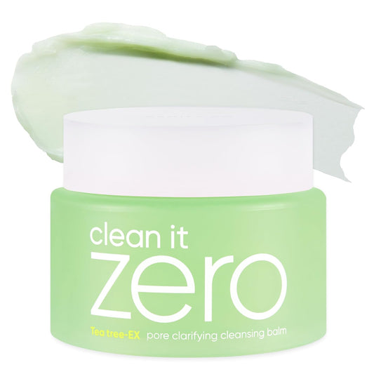 BANILA CO Clean it Zero Pore Clarifying Cleansing Balm | Korean Makeup Remover, Cleansing Oil, Facial Cleanser for Oily and Acne Prone Skin | Vegan | Made with AHA-PHA & Tea Tree (100ml / 3.38 fl. oz)