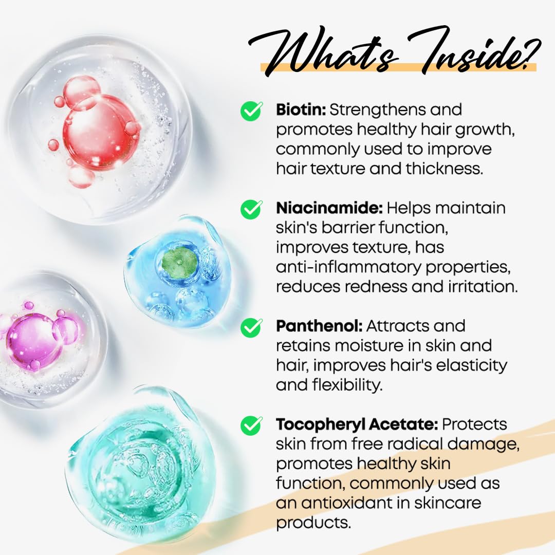 Beard Root Vitamin Spray, 1.7 Fl Oz, Unscented, Supports Growth and Strengthening, Fuller, Thicker, Bushy Beards, Adults, Men's Products