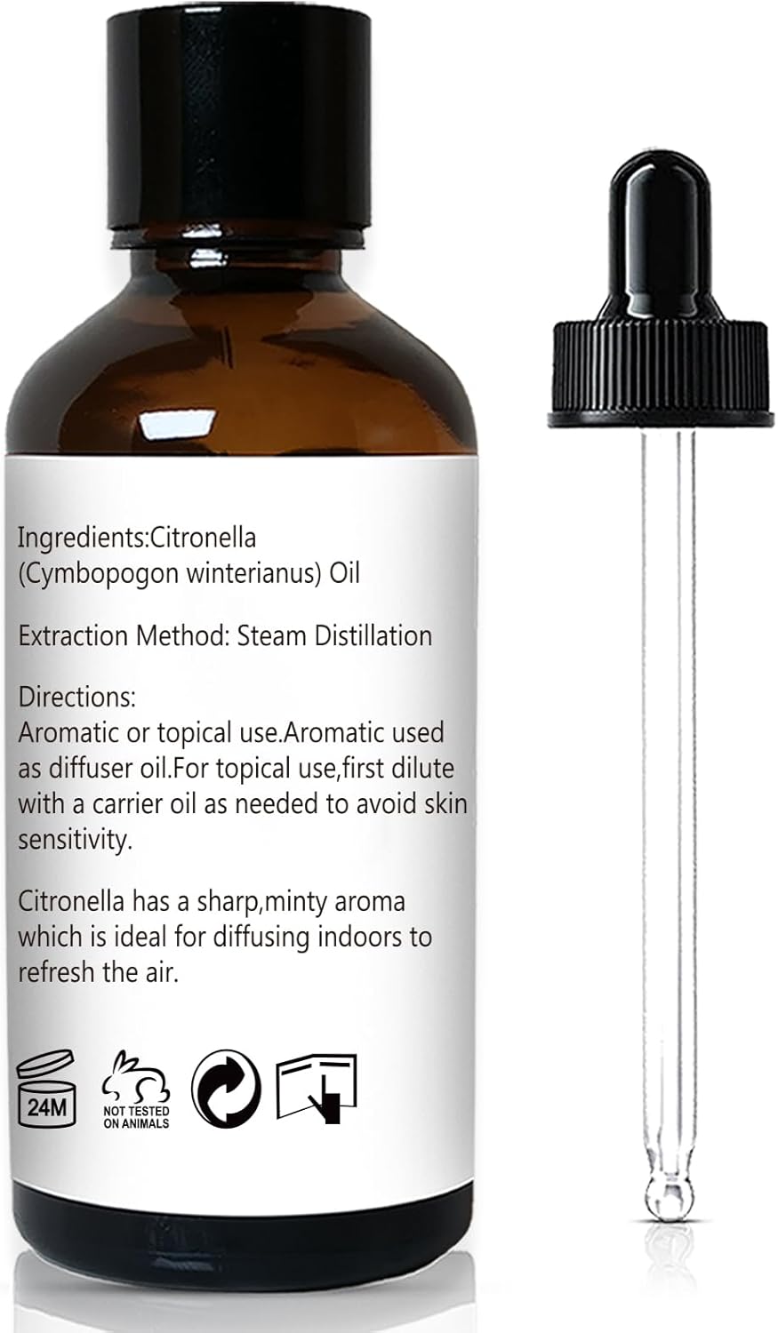 Citronella Essental Oil for Diffuser Aromatherapy - 1 Oz/30ml