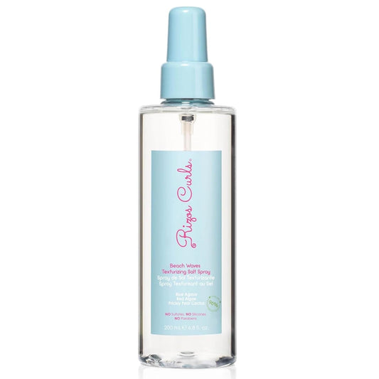 Rizos Curls Beach Waves Texturizing Salt Spray, Enhance Texture & Volume, Nourish and Enhance Definition with Blue Agave Extract, Red Algae & Prickly Pear Cactus, 6.8 oz