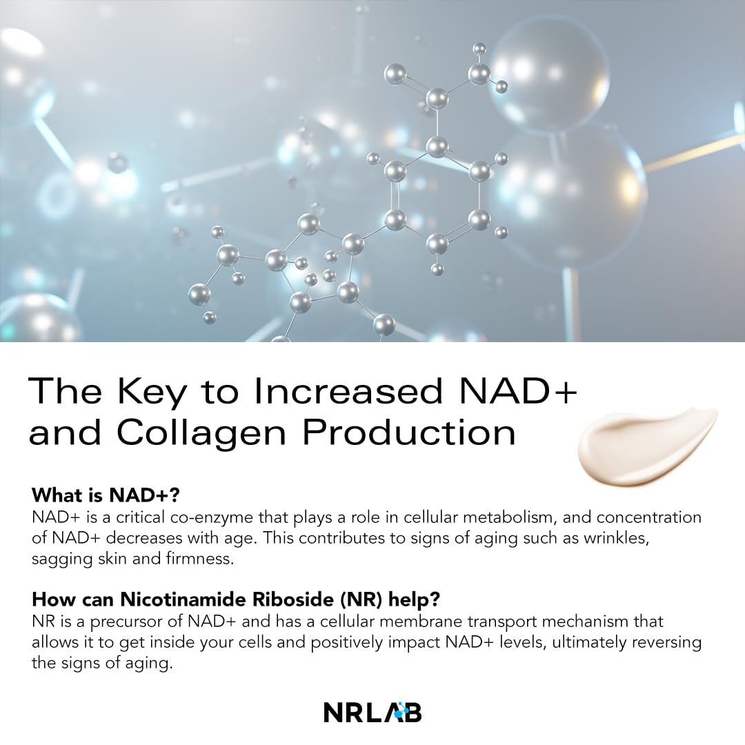 Anti-Aging Korean Serum with NR for Glass Skin– Hydrating, Anti-Aging, Firming & Brightening– Clinically Tested - K-Beauty Innovation - Korean Moisturizer – Ampoule-to-Cream Formula [1.52oz]