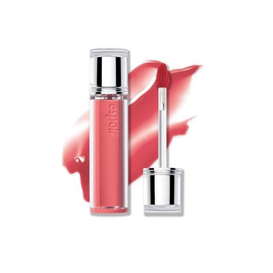 Espoir Couture Lip Tint Glaze #3 Chillin' Chillin' 0.14oz | Volumizing Lip Stain with Syrupy Shine | Long-Lasting & Vibrant Color for Radiant Lip | Moisturizing & Glossy Lip Tint | Korean Lip Makeup