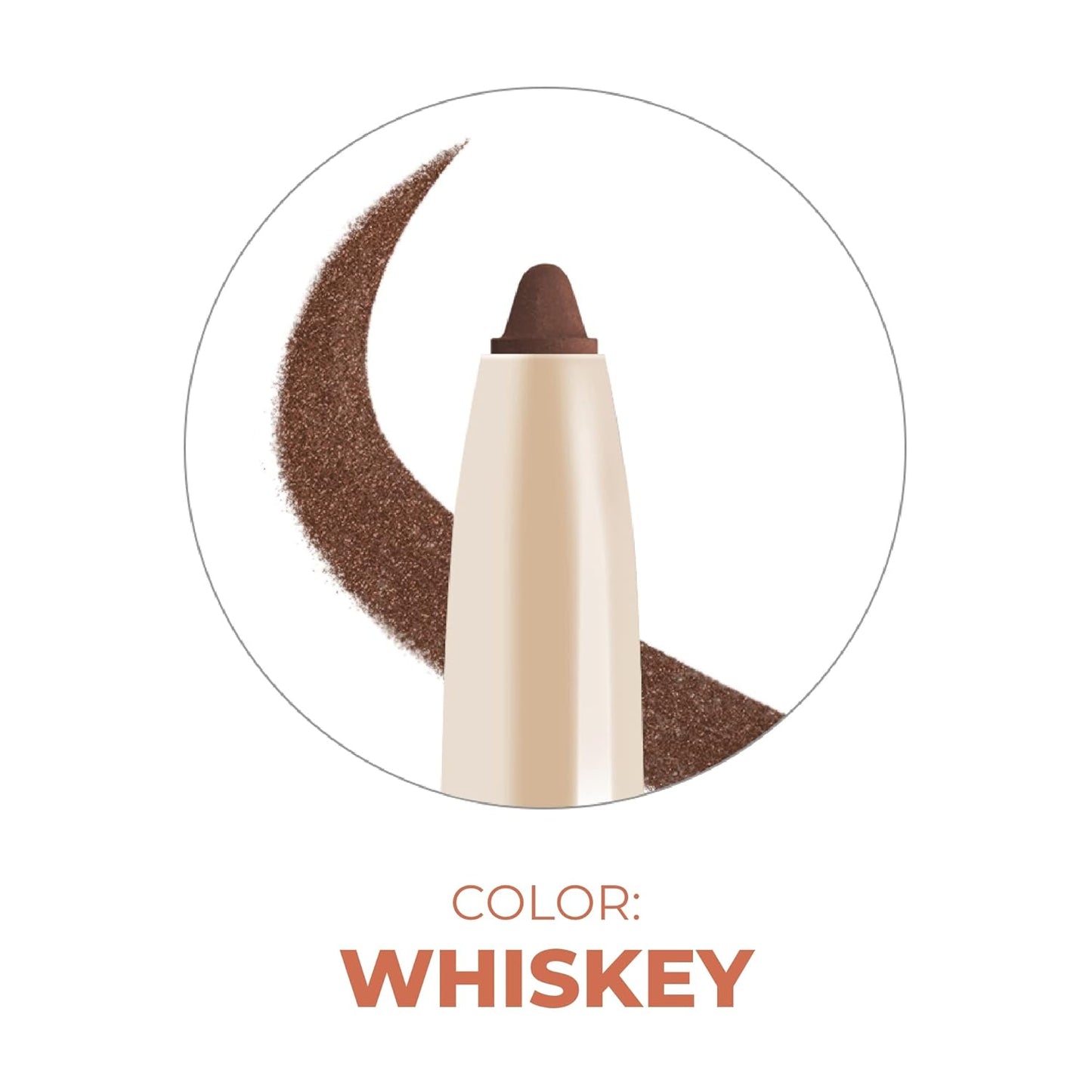 Beauty For Real I-Line 24-7 Waterproof Gel Eyeliner, Whiskey, Golden Brown Bronze, Cruelty Free Blendable Gel Formula for Precision Application, 0.01oz