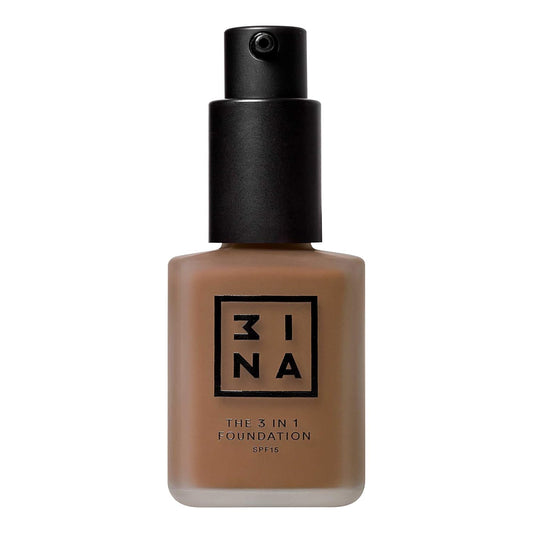 3INA The 3-In-1 Foundation 223 - Vegan Formula - Combination Of Primer, Concealer And Foundation - Medium Coverage - Natural Finish - Perfect For Covering Lines And Blemishes - Long Lasting - 1.01 Oz