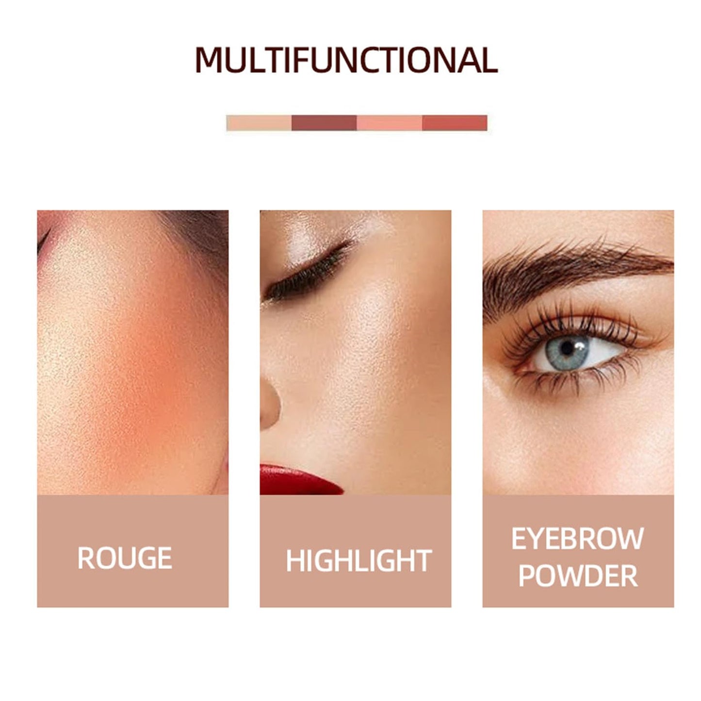 Mattew Eyeshadow Palette 9 Colors Cool Toned Matte Glitter Eyeshadow Palette (Color 02)