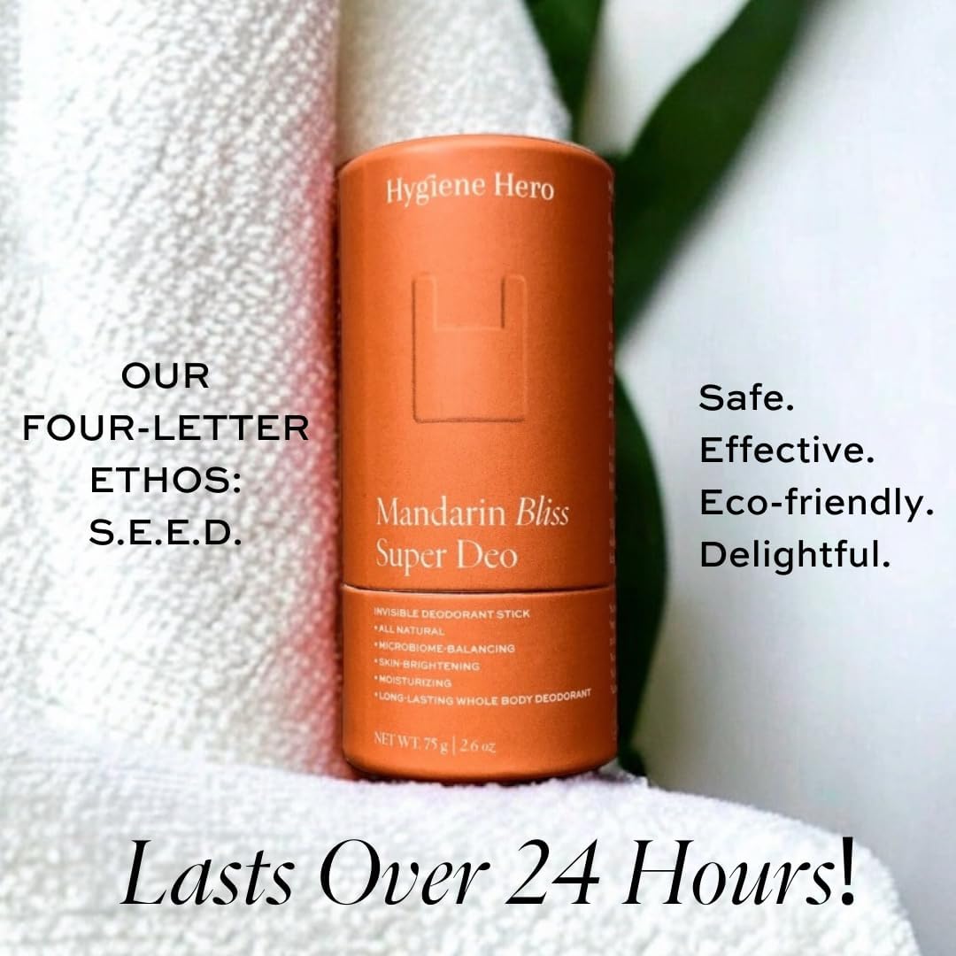 Super Deo - Vanilla Dream | Invisible Deodorant Stick | Natural Deodorant for Men and Women | Aluminium Free | Mitigate Ingrown Hair | Citrus and Vanilla Scent