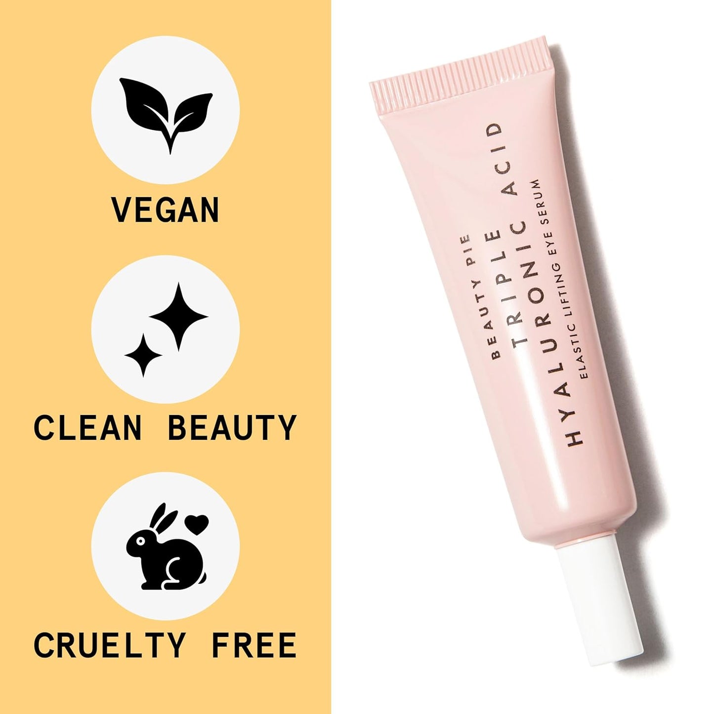 Beauty Pie Triple Hyaluronic Acid Elastic Lifting Eye Serum 15ml – Firming & Brightening Treatment for Dark Circles, Puffiness & Fine Lines – Lightweight, Fragrance-Free Eye Serum