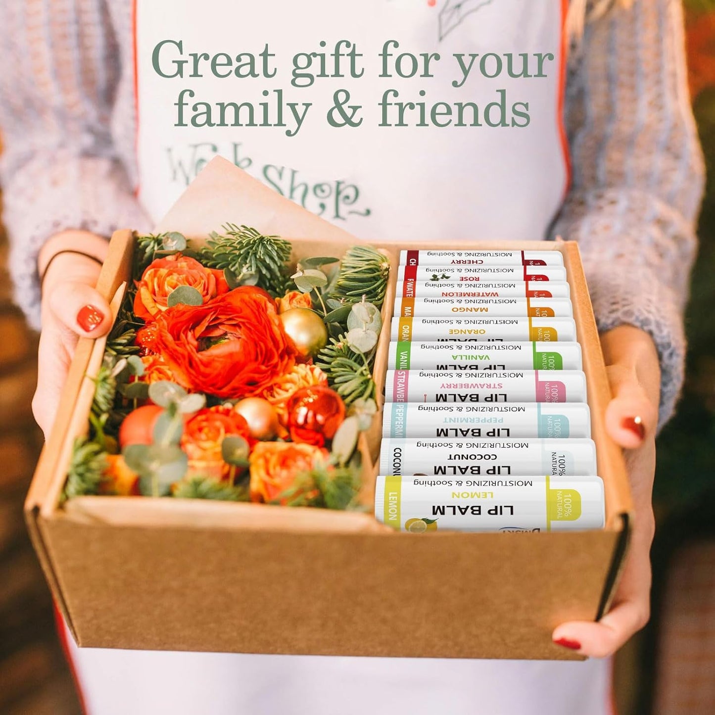 Dmsky Fruit Lip Balm Variety Pack, Hydrating Lip Balm for Men, Women & Kids, 0.15 OZ, 88 count