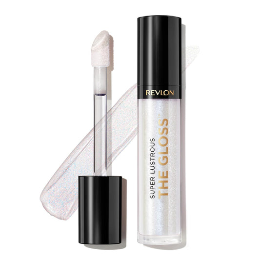 Revlon Super Lustrous Lip Gloss, Non-Sticky, Hydrating, High Shine Finish, 304 Frost Queen, 0.13 oz