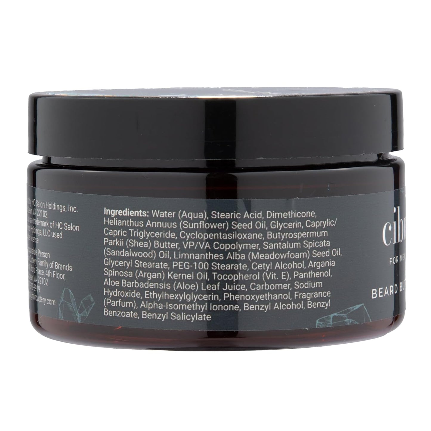 CIBU for Men Beard Butter 4oz - Hydrating Beard Moisturizer for Men to Tame Flyaways and Coarse Hair - Beard Softener with Aloe, Shea Butter, Sandalwood, Sunflower, and Jojoba Oil