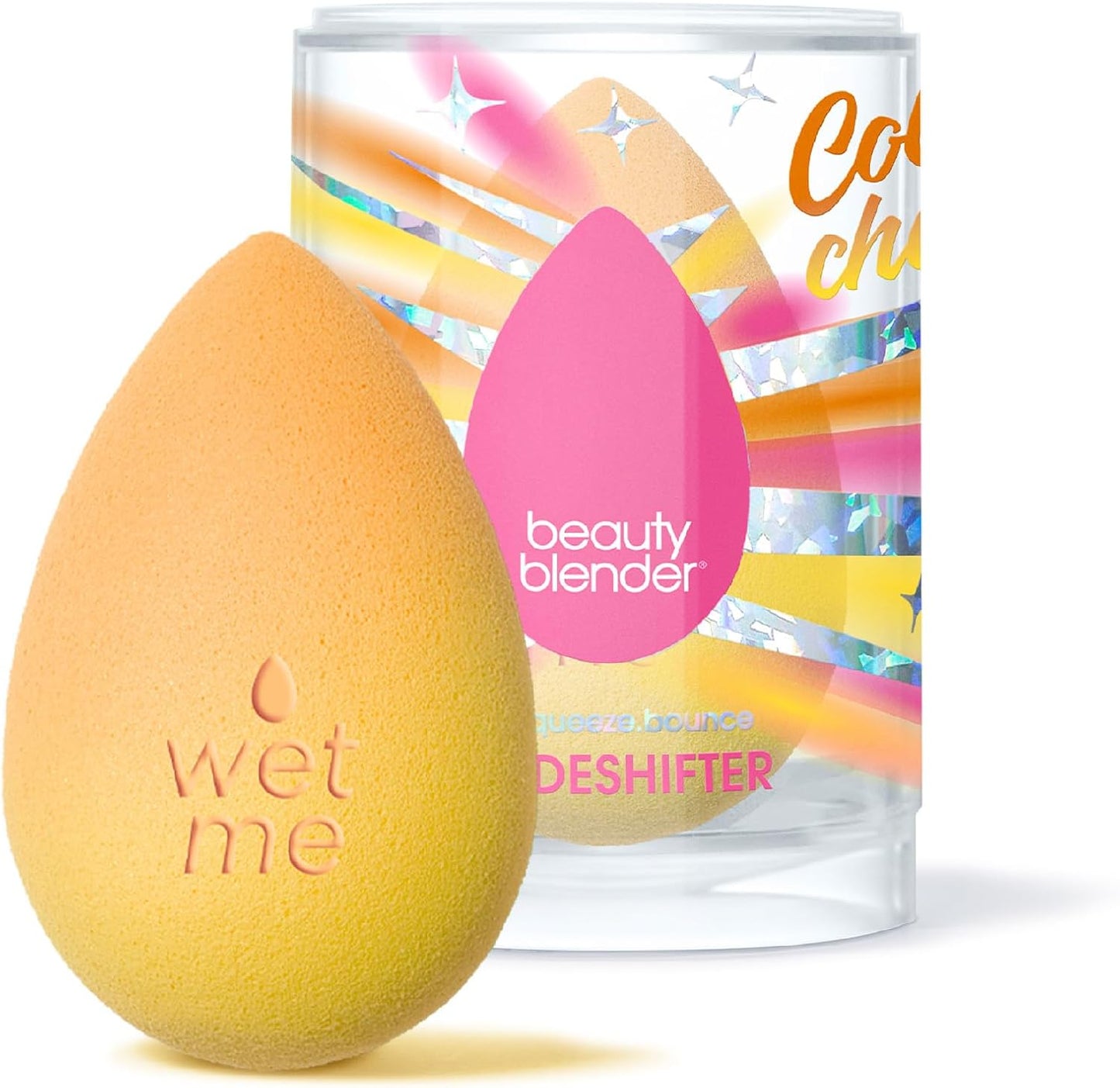 Beautyblender® | Beam Color Changing Beauty Blender Makeup Sponge, Super-Soft Foam Easily Blends Foundations & Creams, Made in USA, Reusable, Washable, Streak Free Application, Heat Activated
