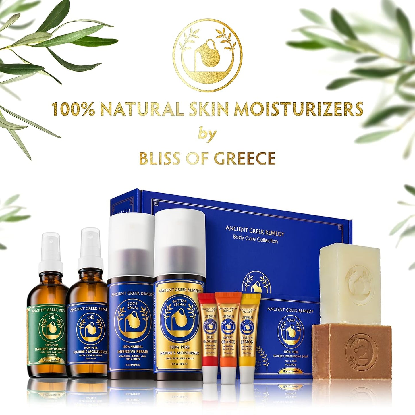 Ancient Greek Remedy Foot Cream for Dry Cracked Heels and Feet — Organic Moisturizing Cracked Heel Treatment for Women and Men - Intensive Repair Foot Lotion with Natural Ingredients