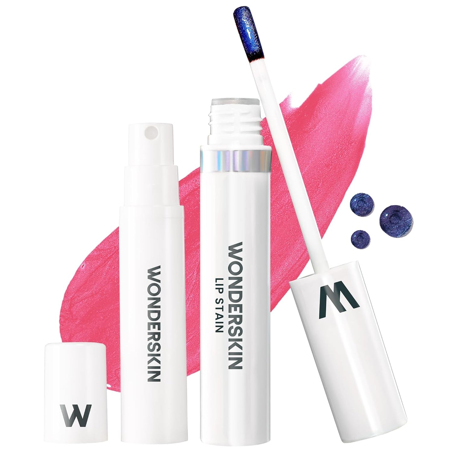 Wonderskin Wonder Blading All Day Lip Stain Peel Off Masque and Reveal Kit - Long Lasting, Waterproof Pink Lip Tint, Transfer Proof Natural Makeup Stain Kit (Sweetheart)