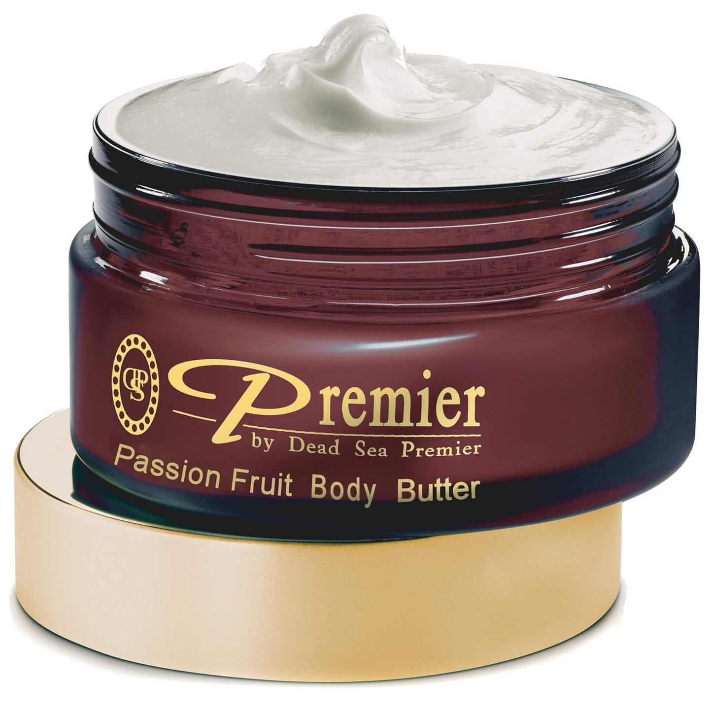 Premier Dead Sea Aromatic Body Butter – Passion Fruit, Hydrating Shea Body Butter for Women & Men, Moisturizing, Firming & Anti-Aging Cream for Dry Skin, Hand & Body, 5.95 Fl.oz