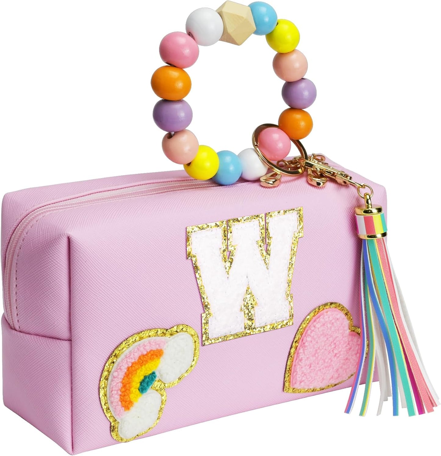 Birthday Gifts for Kids 4 5 6 7 8 9 10 11 12 year Old, Girl gifts Skin Care, Letter Pouch Cosmetic Toiletry Bag, Personalized Gift for Girl, Gift Bags