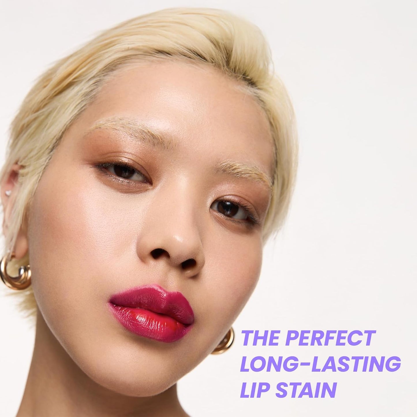 Wonderskin Wonder Blading All Day Lip Stain Peel Off Masque and Reveal Kit - Long Lasting, Waterproof Pink Lip Tint, Transfer Proof Natural Makeup Stain Kit (Neon Rose)