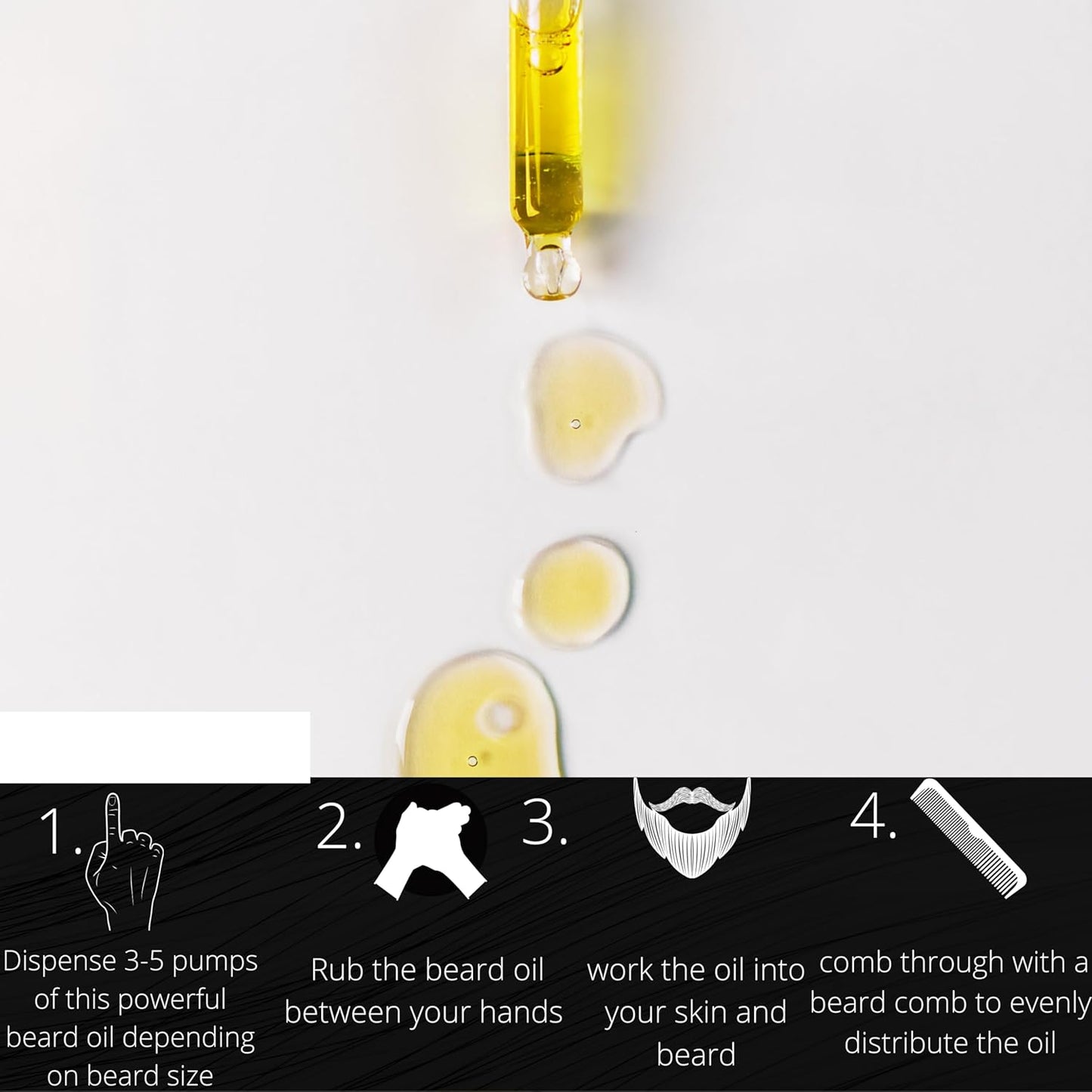 Premium Beard Oil Conditioner & Softener - Barbershop - 2 ounce - Beard Itch and Dry Skin Relief - Handcrafted from Natural Ingredients - Made in the USA