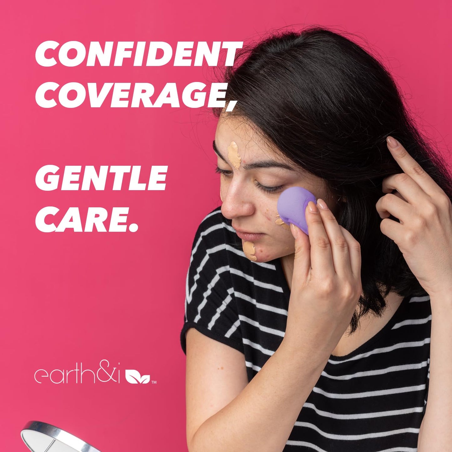 Earth & I 20 Piece Makeup Sponges for Face, Blender Sponge, Make Up Blender Sponges for Face, Foundation Applicator, Makeup Disposable Applicators, Cosmetic Sponges, Make Up Accessories