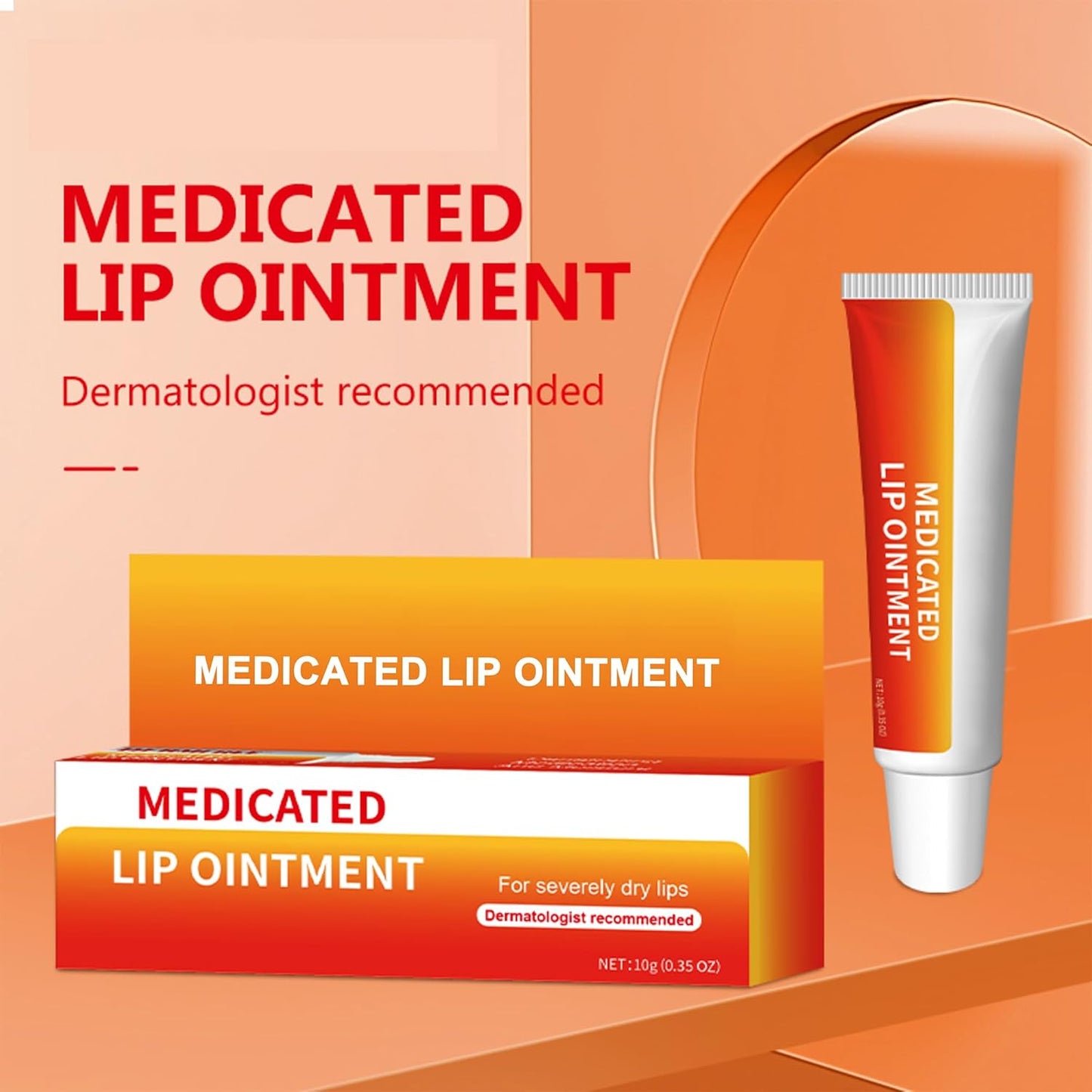 Lip Repair Ointment - Intense Therapy and Moisturizing Lip Balm,Lip Balm Sunscreen, Chapped Lips, Lip Moisturizer for Dry Lips, Seals in Moisture, Easy Glide Formula for Full Coverage