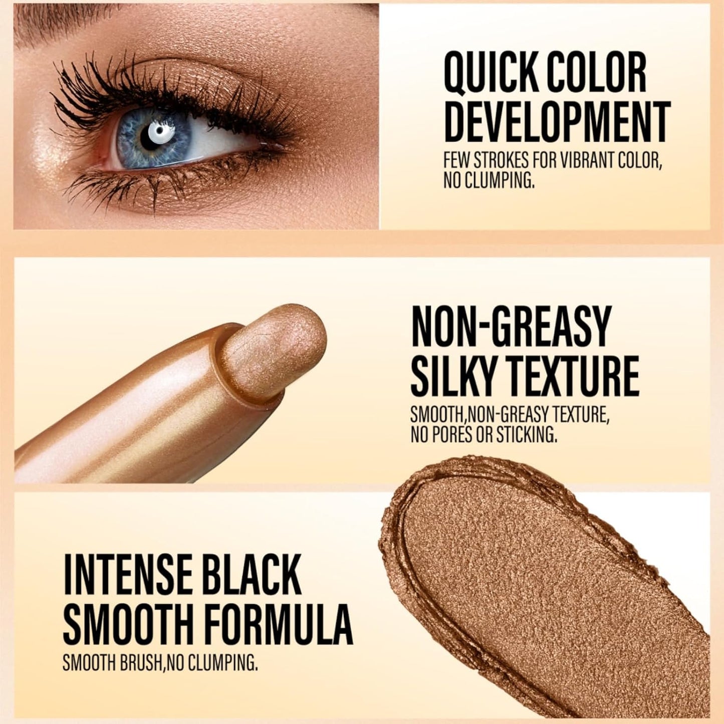 Jolilab Eyeshadow Stick Set, 2 Colors Matte Professional Bright-Colored Contouring and Highlight Eyeshadow Stick, Cream Waterproof Long Lasting High Pigmented Eye Shadow. (2, 08+22 2pcs)