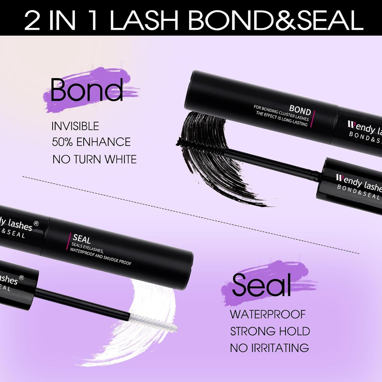 Lash Clusters Kit for Using at Home: Ultra-light, DIY, Natural, Fluffy, Wispy, Waterproof, Anime, Manga, Cat Eye, D Curl, 16-20mm, 80P+100P, Wendy, RT318