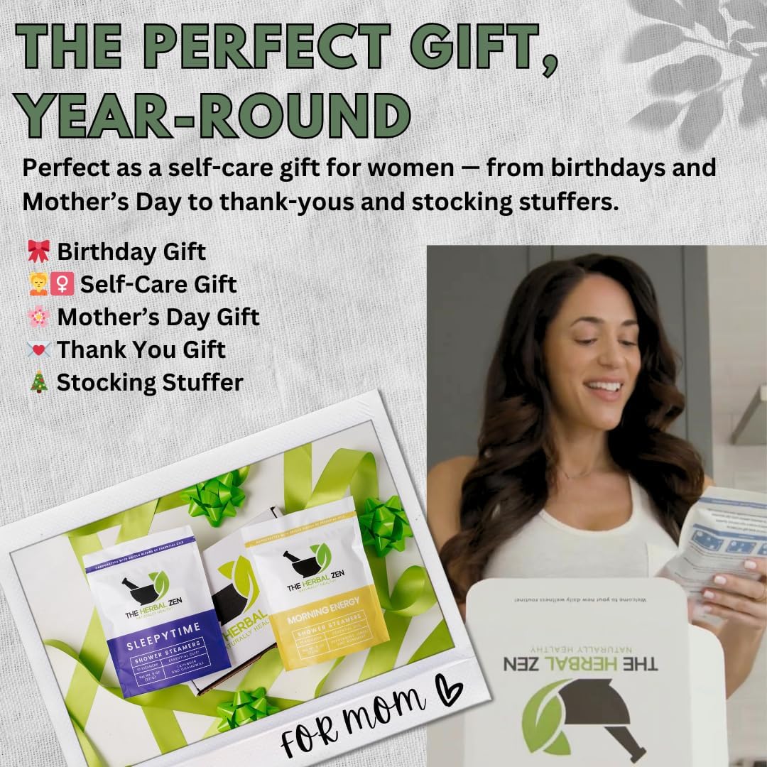 Aromatherapy Shower Steamers Gift Set, Shower Bombs Made in The USA, Relaxation Gift for Women, Lavender Shower Steamers for Women, Eucalytus Shower Steamer, Mothers Day Gifts