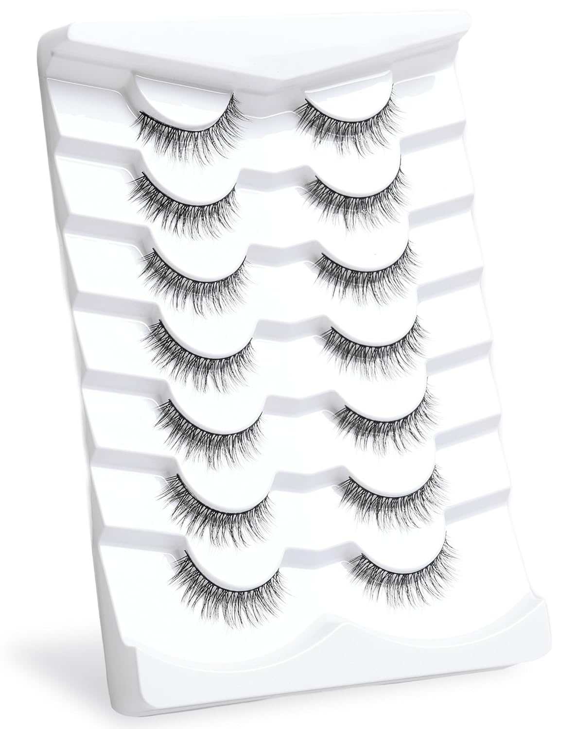 Onlyall Lashes Mink False Eyelashes Natural Wispy Lashes Soft Faux Mink Lashes Fluffy False Lashes DK72