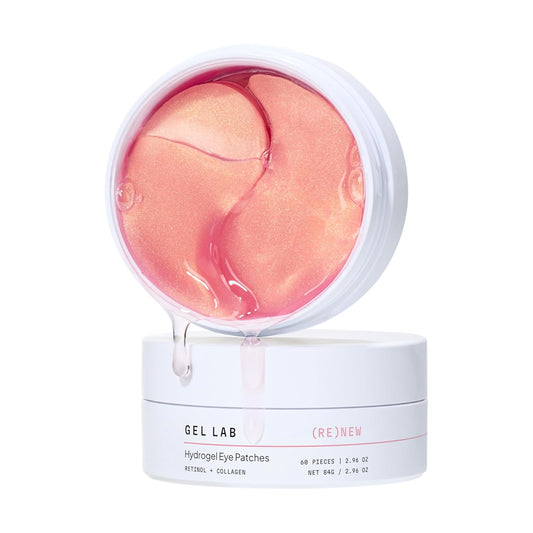 RENEW Retinol & Collagen Under Eye Patches - Korean Skincare Hydrating Eye Mask for Fine Lines, Wrinkles, Firming, Brightening - 60 Patches
