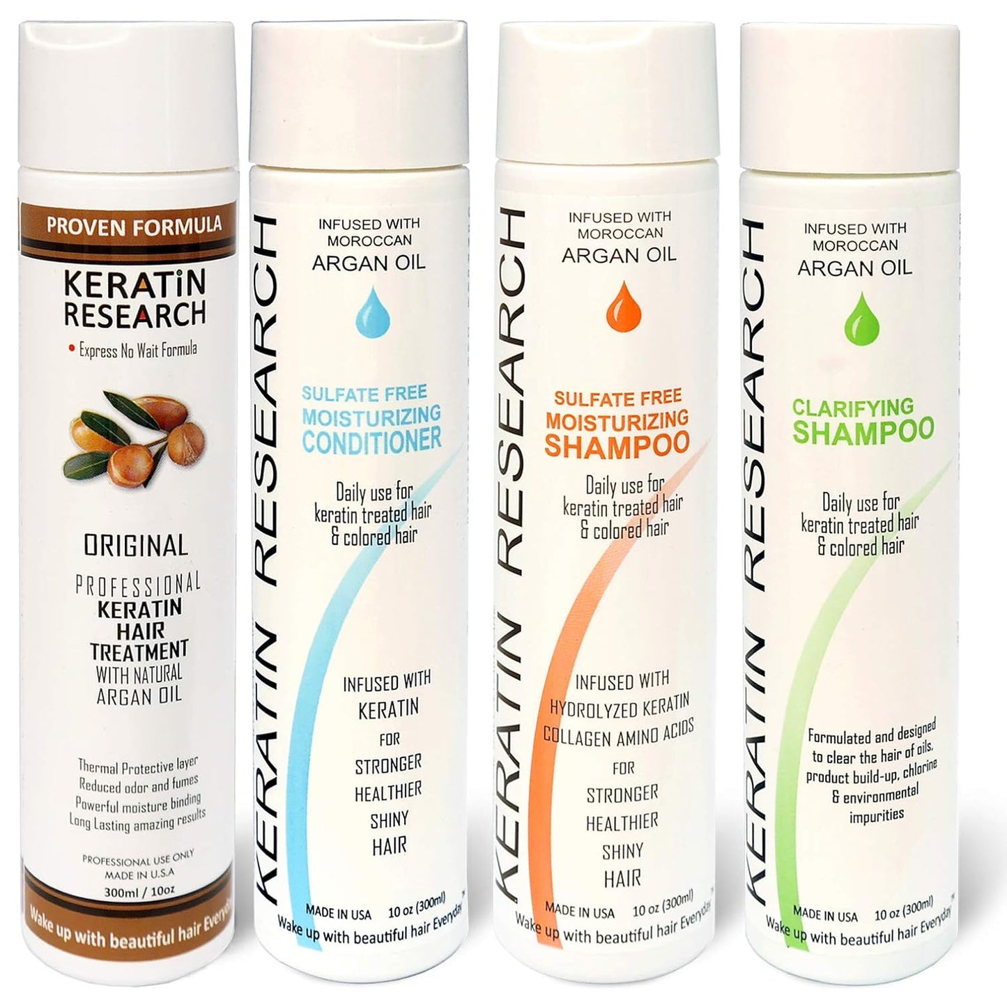 Keratin Research Complex Brazilian Keratin Hair Argan Oil Blowout Treatment Professional Results Straightening and Smoothing Hair Queratina Keratina