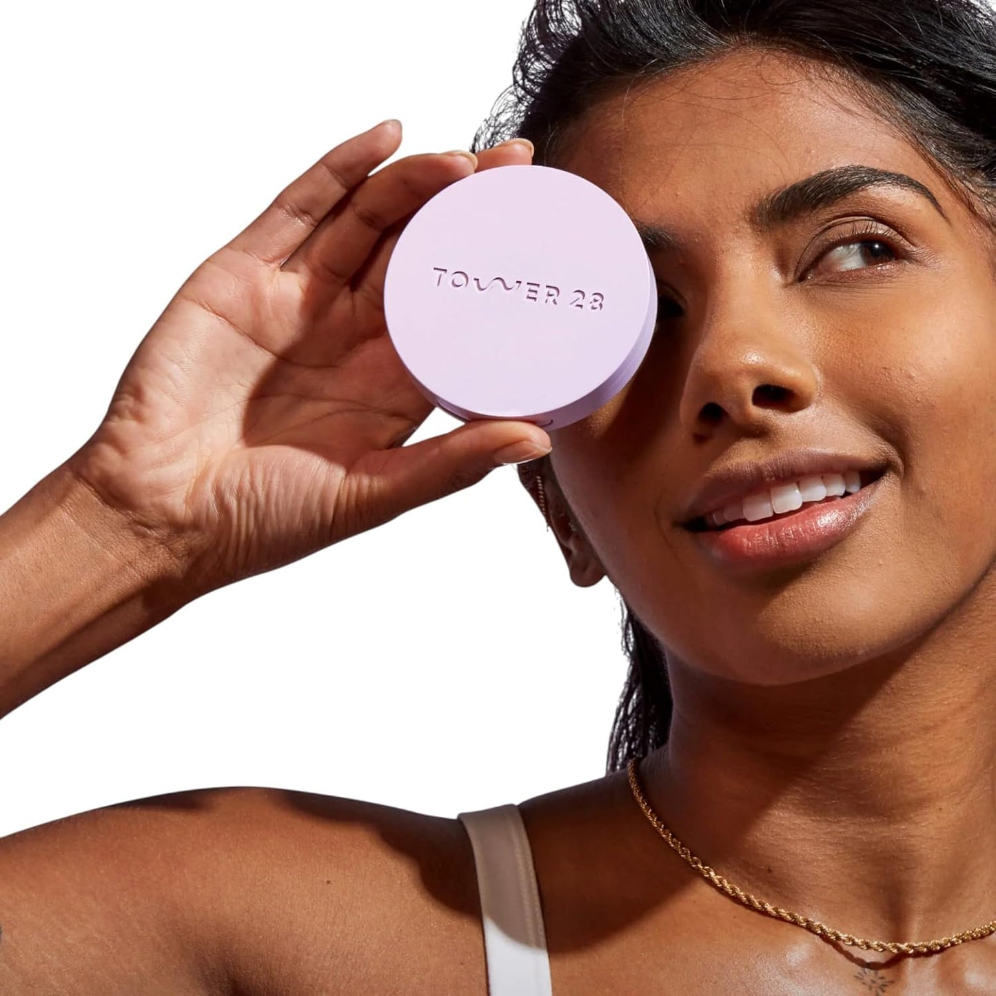 Tower 28 GetSet™ Talc-Free Setting + Brightening Yellow Powder – Blurring, Soft Matte, Sweat-Proof & Transfer-Proof – Hydrating, Sensitive Skin Safe, Vegan & Cruelty-Free – Balboa Banana